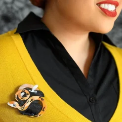 Take A Bite Serpent Brooch^Erstwilder