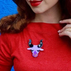 Taurus The Tactile Brooch^Erstwilder New