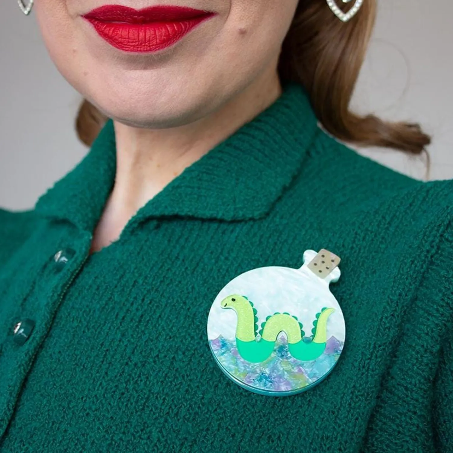 Tess Of Loch Ness Brooch^Erstwilder Hot