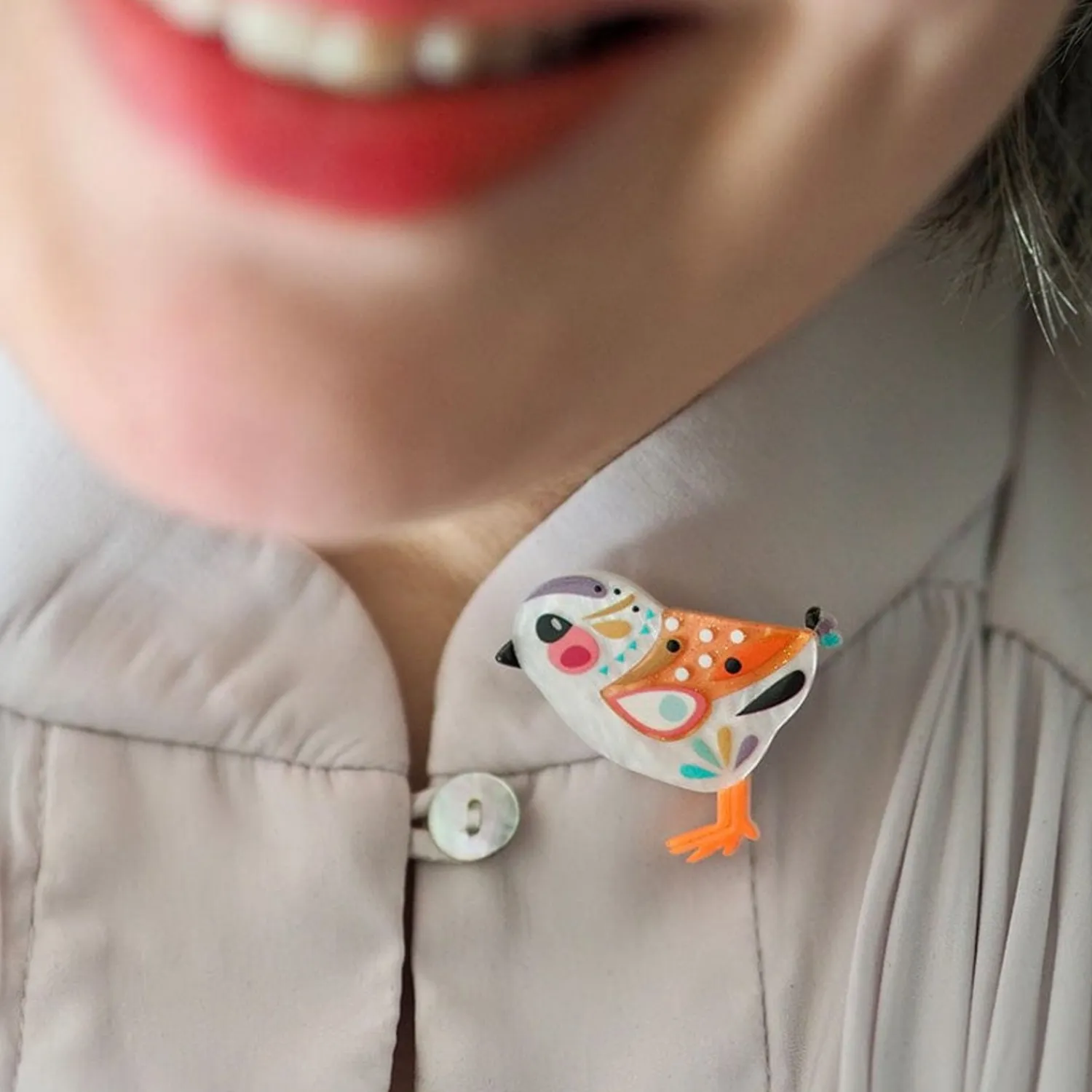 The Balanced Baby Sandpiper Mini Brooch^Erstwilder Outlet