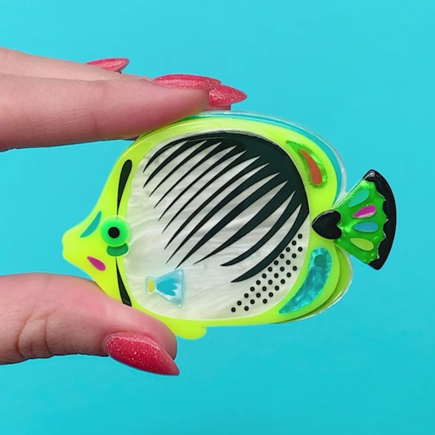 The Bedazzling Butterflyfish Brooch^Erstwilder Clearance