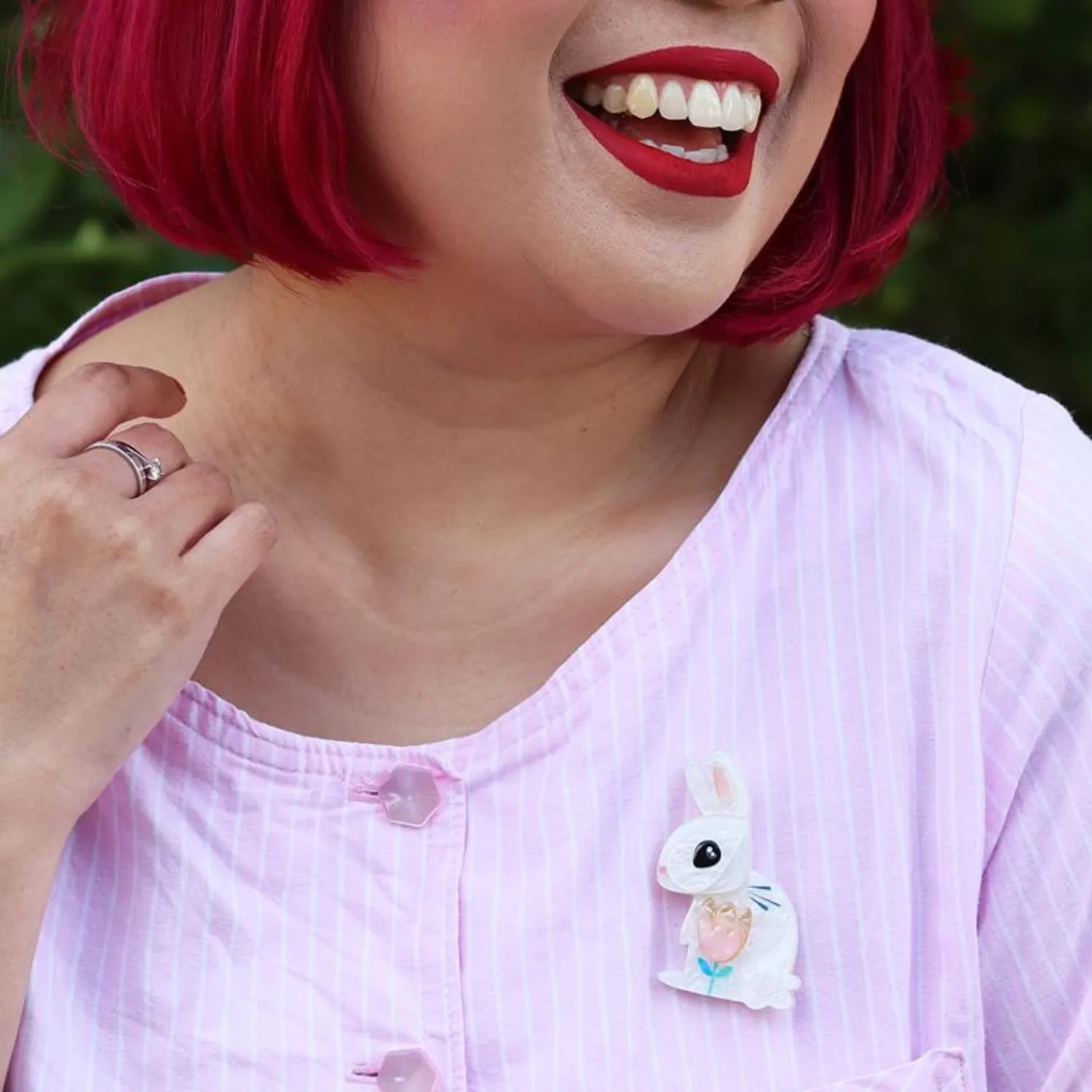 The Beloved Bunny Brooch^Erstwilder Discount