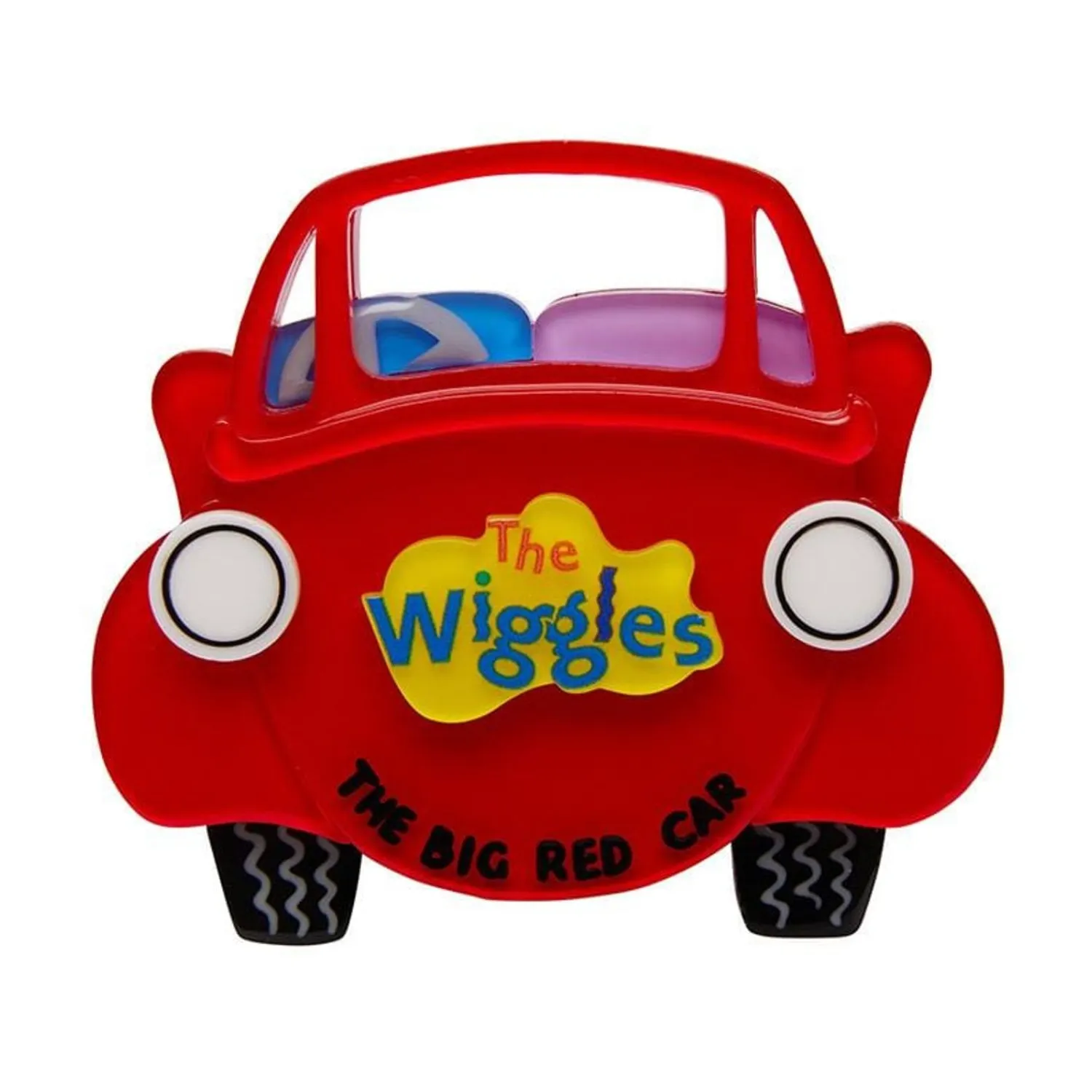 The Big Red Car Brooch^Erstwilder