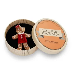 The Bite Before Christmas Brooch^Erstwilder Hot