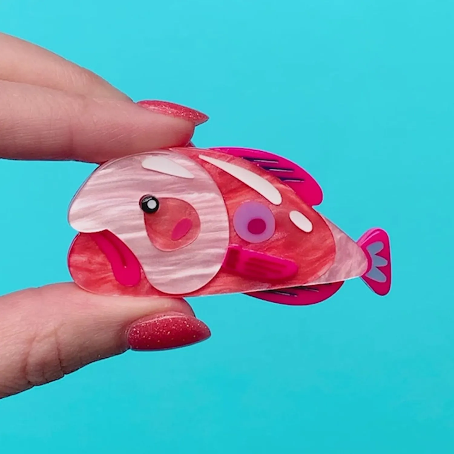 The Blissful Blobfish Brooch^Erstwilder Online