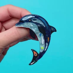 The Boastful Bottlenose Dolphin Brooch^Erstwilder