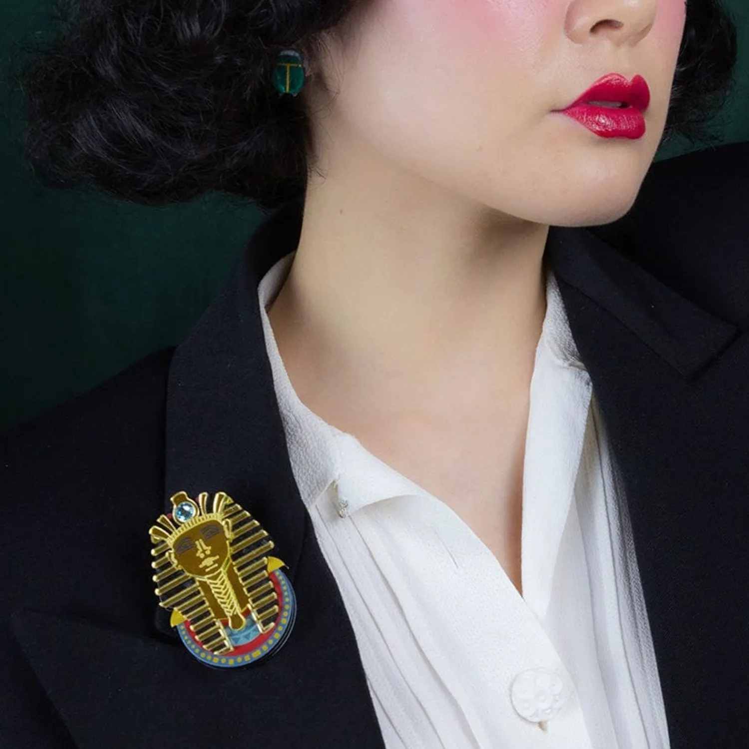 The Boy King Tutankhamun Brooch^Erstwilder Outlet