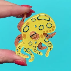 The Busy Blue-Ringed Octopus Brooch^Erstwilder Discount