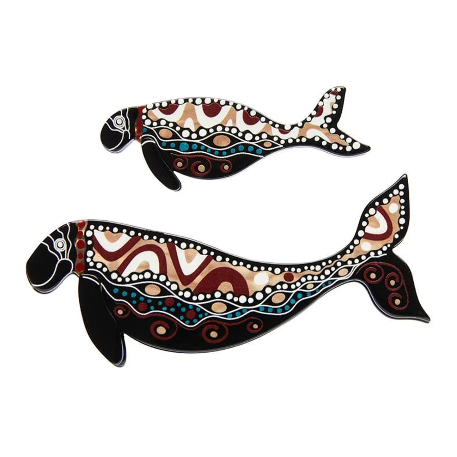 The Dugong Brooch Set^Erstwilder New