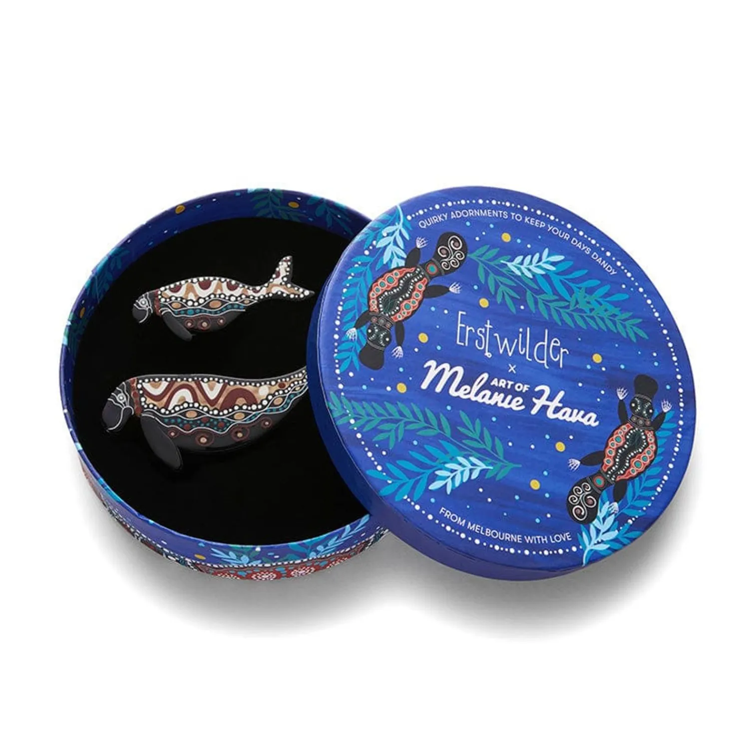 The Dugong Brooch Set^Erstwilder New