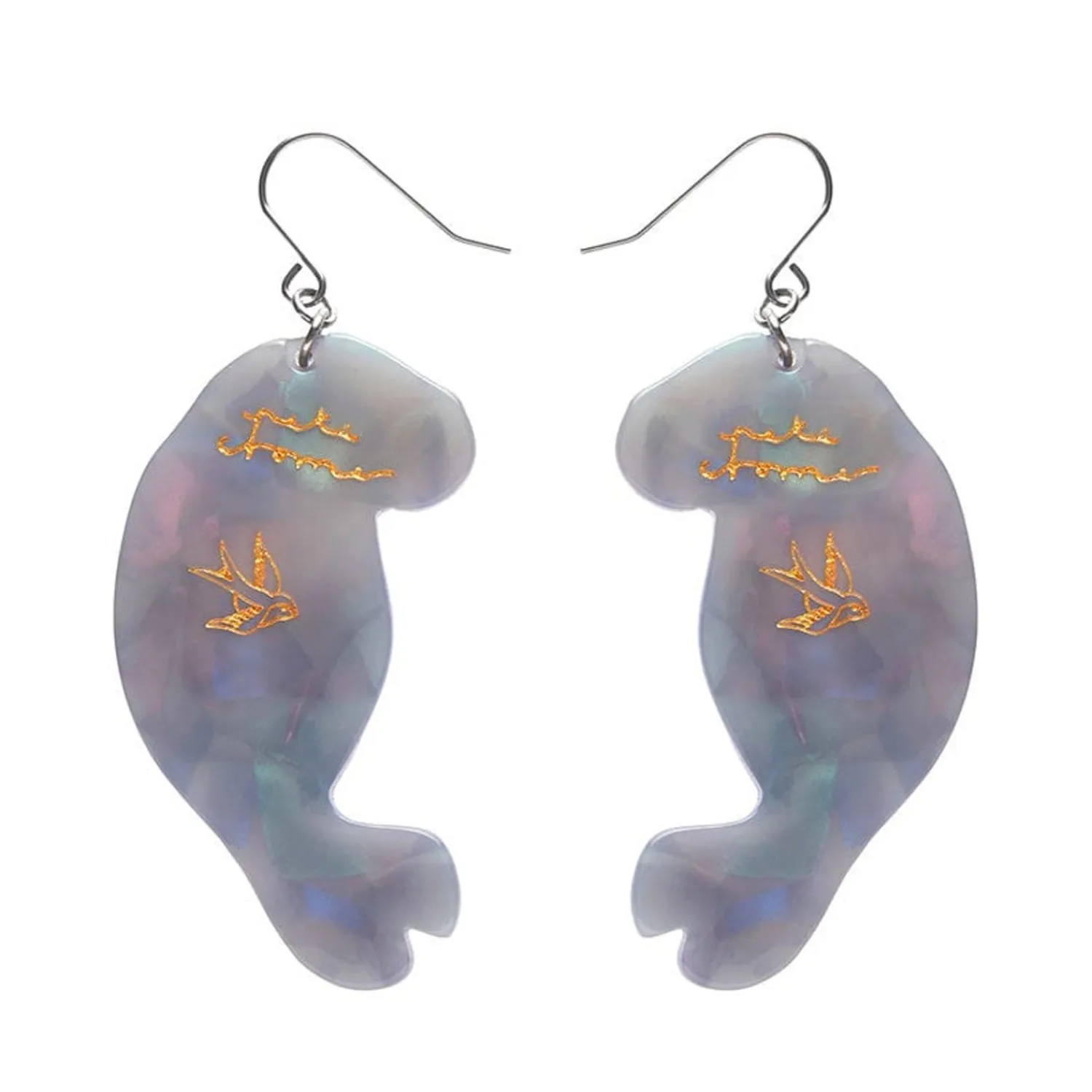 The Dutiful Dugong Drop Earrings^Erstwilder Clearance