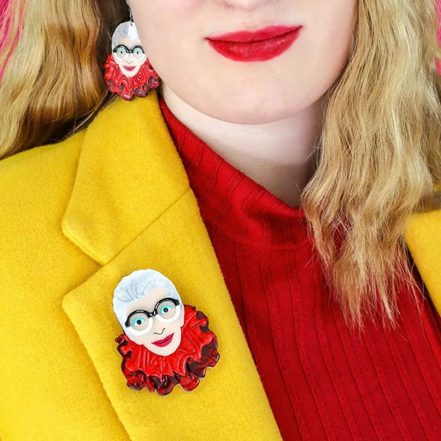 The Face Of Style Iris Brooch^Erstwilder Best