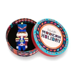 The Festive Soldier Brooch^Erstwilder Hot