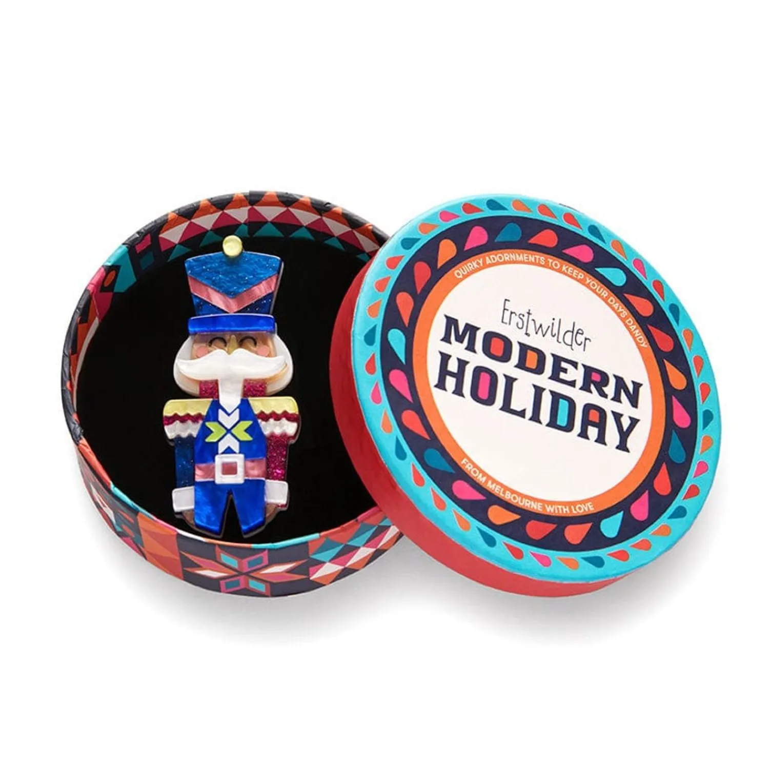 The Festive Soldier Brooch^Erstwilder Hot