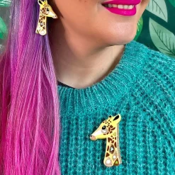 The Genteel Giraffe Brooch^Erstwilder New