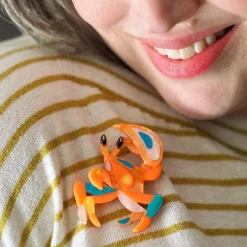 The Guarded Golden Ghost Crab Brooch^Erstwilder Online