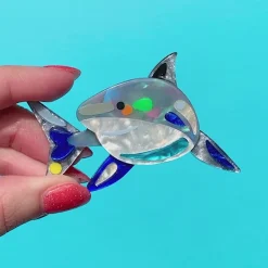 The Guileless Great White Shark Brooch^Erstwilder New