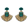 The Heart Of Egypt Scarab Drop Earrings^Erstwilder