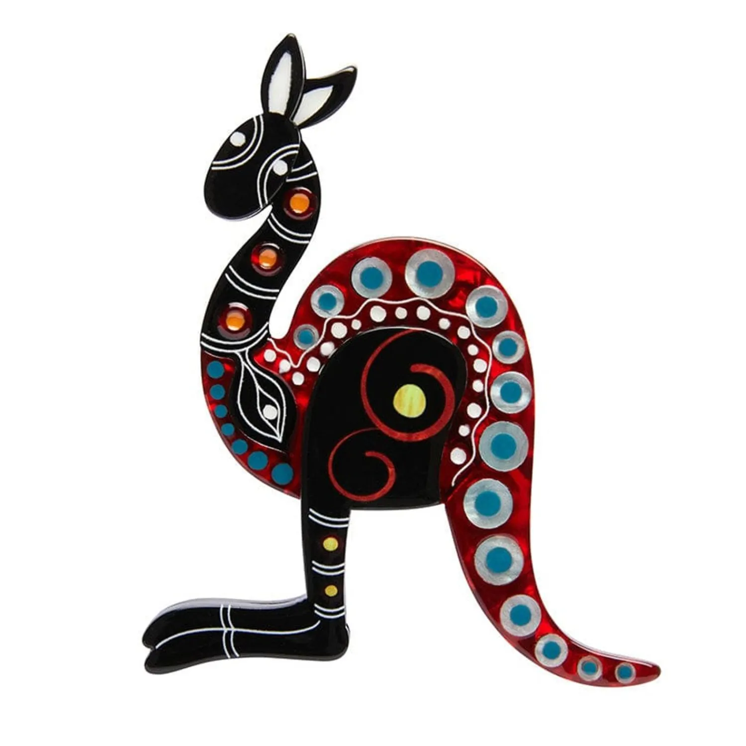 The Kangaroo 'Yuri' Brooch^Erstwilder Clearance