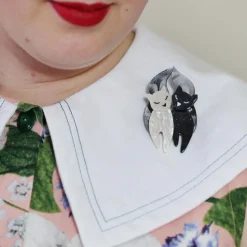 The Lovecats Brooch^Erstwilder Hot