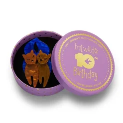 The Lovecats Brooch^Erstwilder Sale