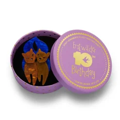 The Lovecats Brooch^Erstwilder Sale