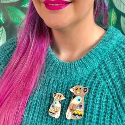 The Masterful Meerkat Brooch^Erstwilder Hot
