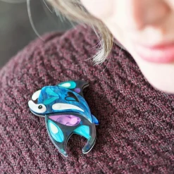 The Mercurial Manta Ray Brooch^Erstwilder Best
