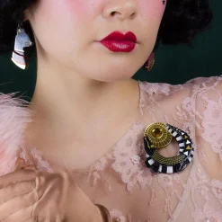 The Nile Crocodile Brooch^Erstwilder Online