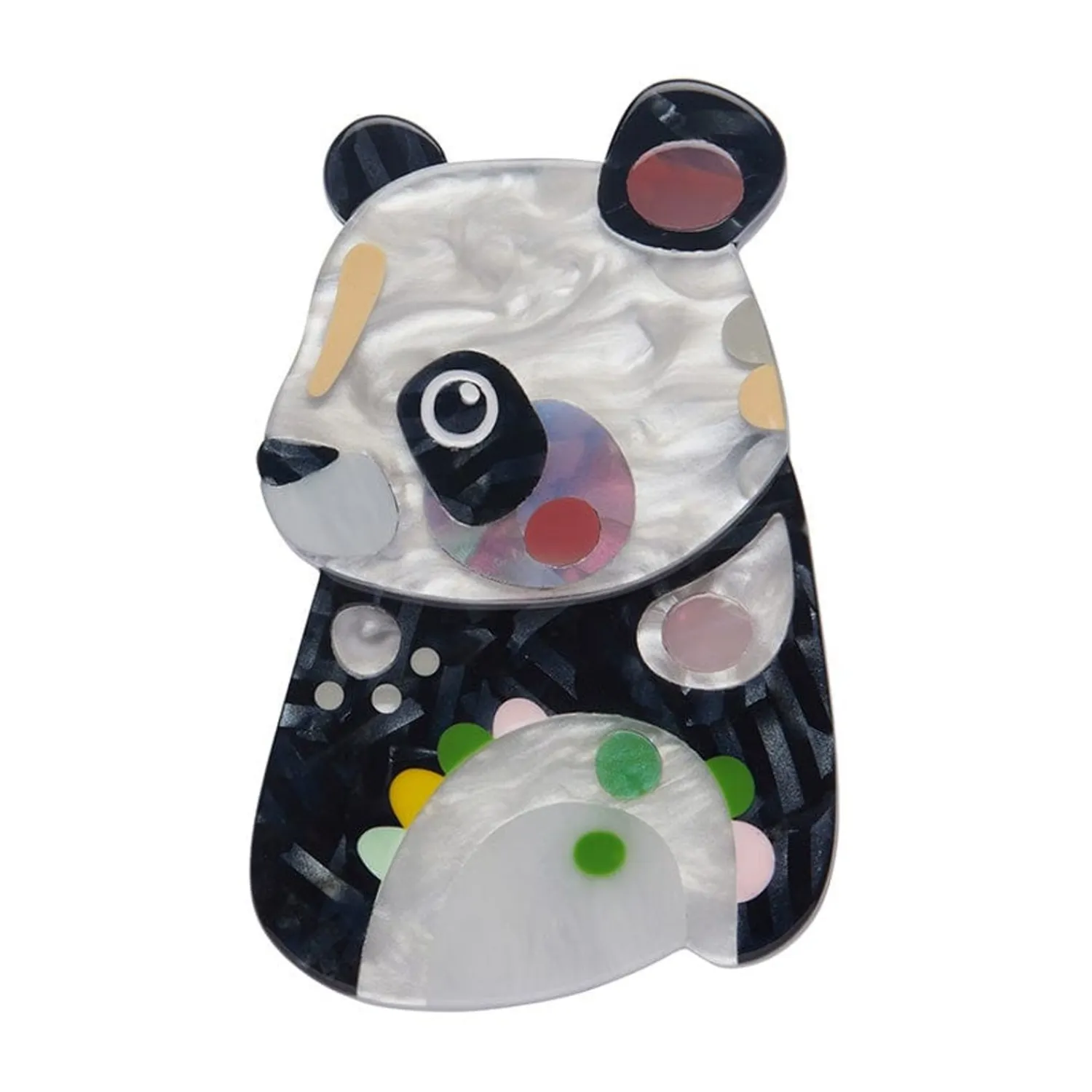 The Patient Panda Brooch^Erstwilder New