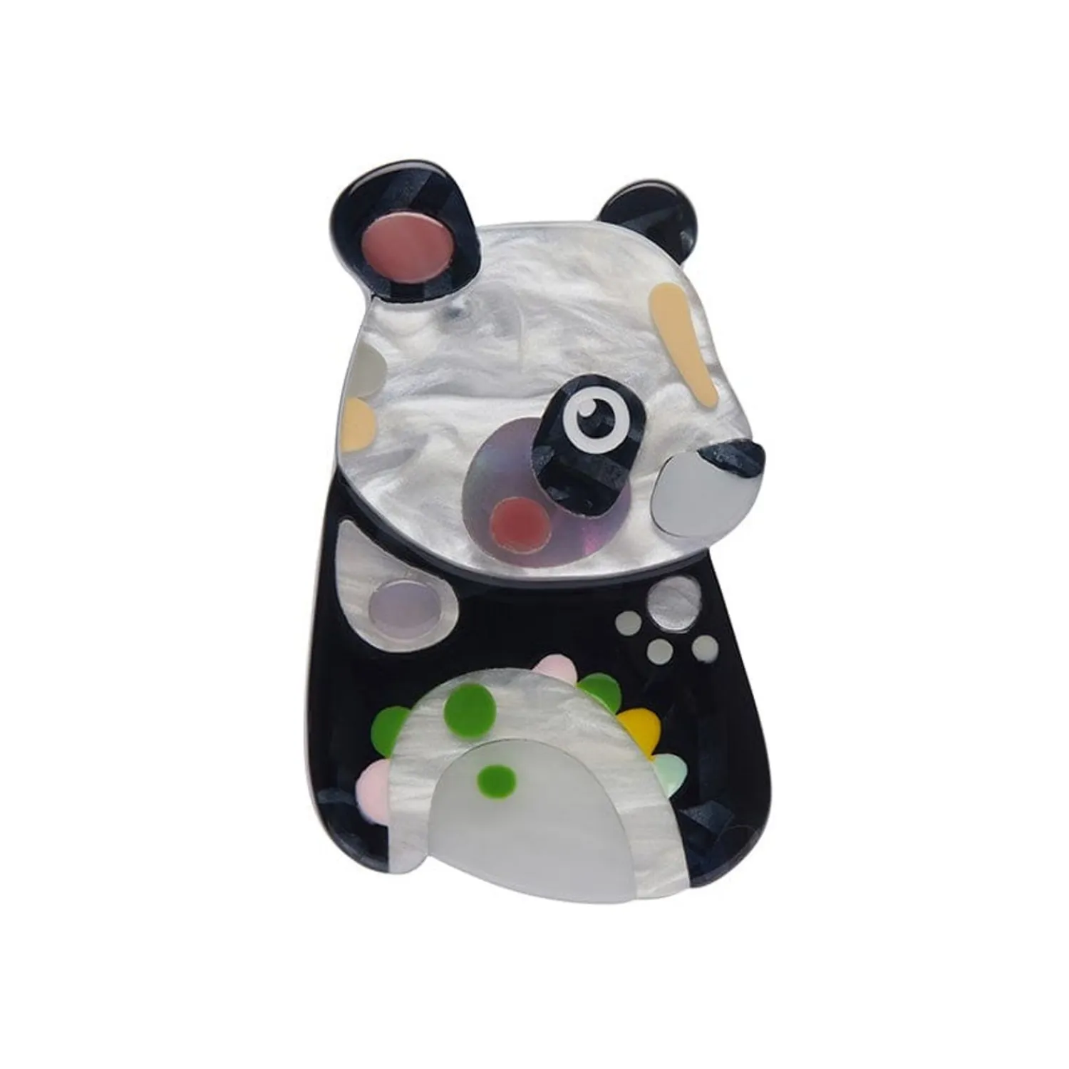 The Patient Panda Mini Brooch^Erstwilder Online