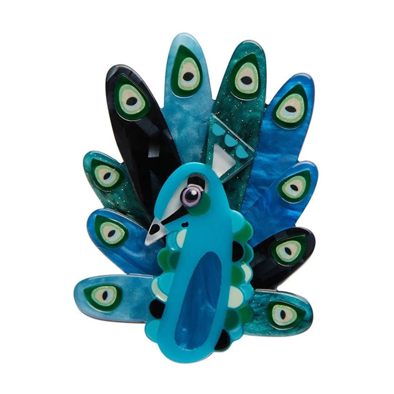 The Picturesque Peacock Brooch^Erstwilder Hot