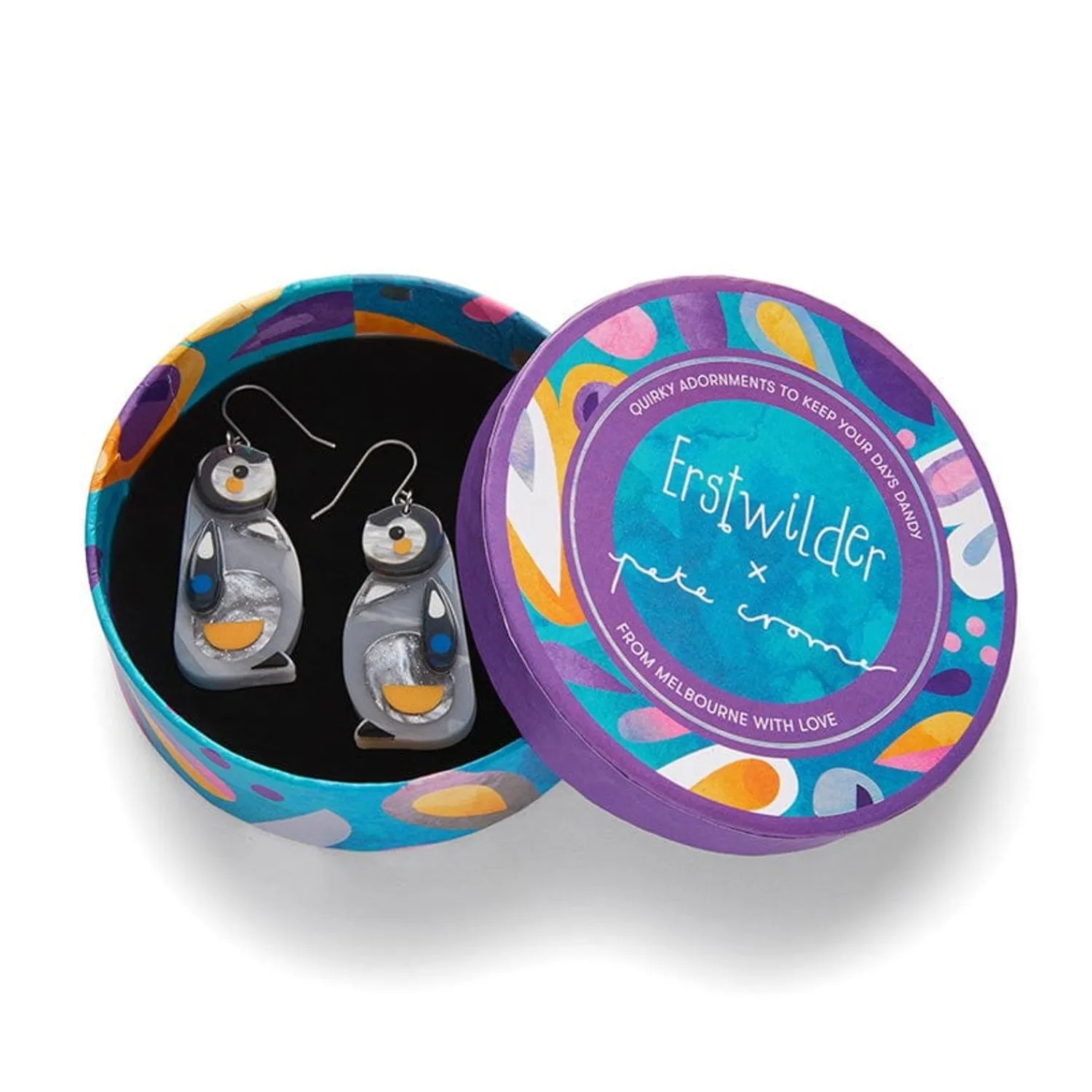 The Promising Penguin Drop Earrings^Erstwilder Hot