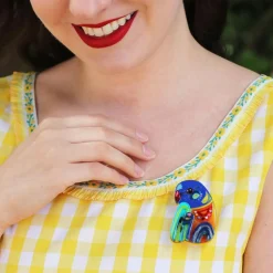 The Radiant Rainbow Lorikeet Brooch^Erstwilder Sale