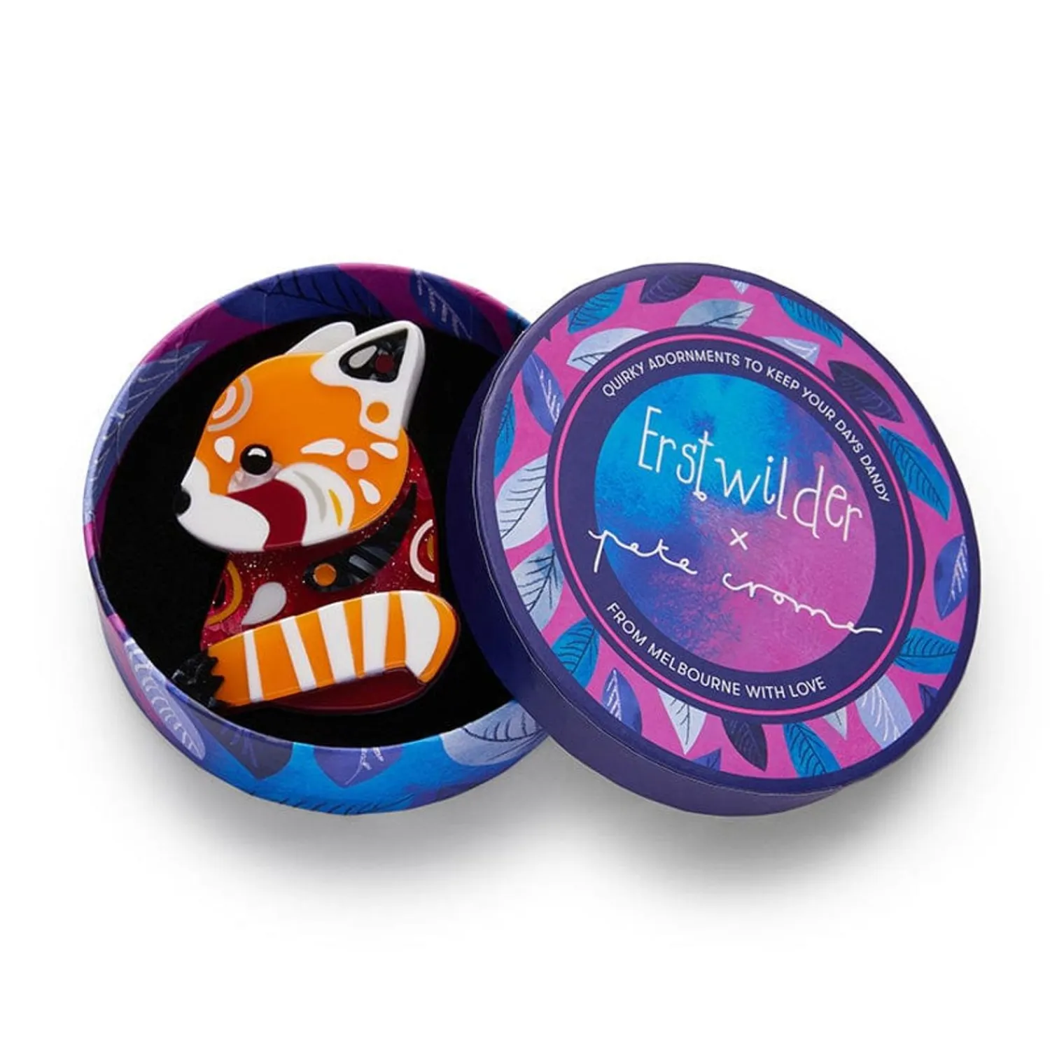 The Rakish Red Panda Brooch^Erstwilder Hot