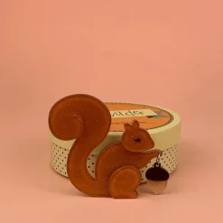 The Satisfied Squirrel Brooch^Erstwilder Online