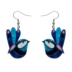 The Splendid Fairy Wren Earrings^Erstwilder Best