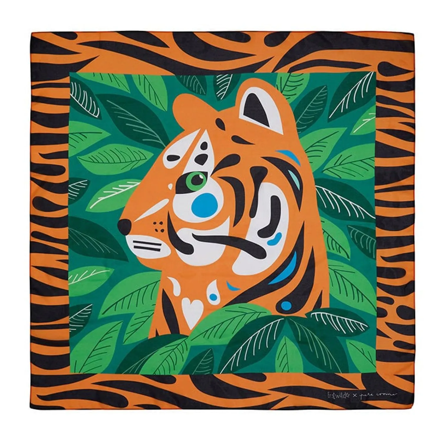 The Tranquil Tiger Square Scarf^Erstwilder Discount