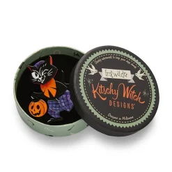 Treat Seeker Cat Brooch^Erstwilder New