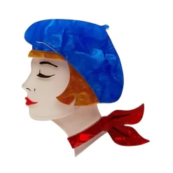 Tres Chic Brooch - Blue^Erstwilder Sale