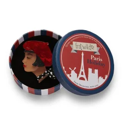 Tres Chic Brooch - Red^Erstwilder Clearance
