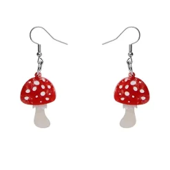 Twinning Toadstools Drop Earrings^Erstwilder Online