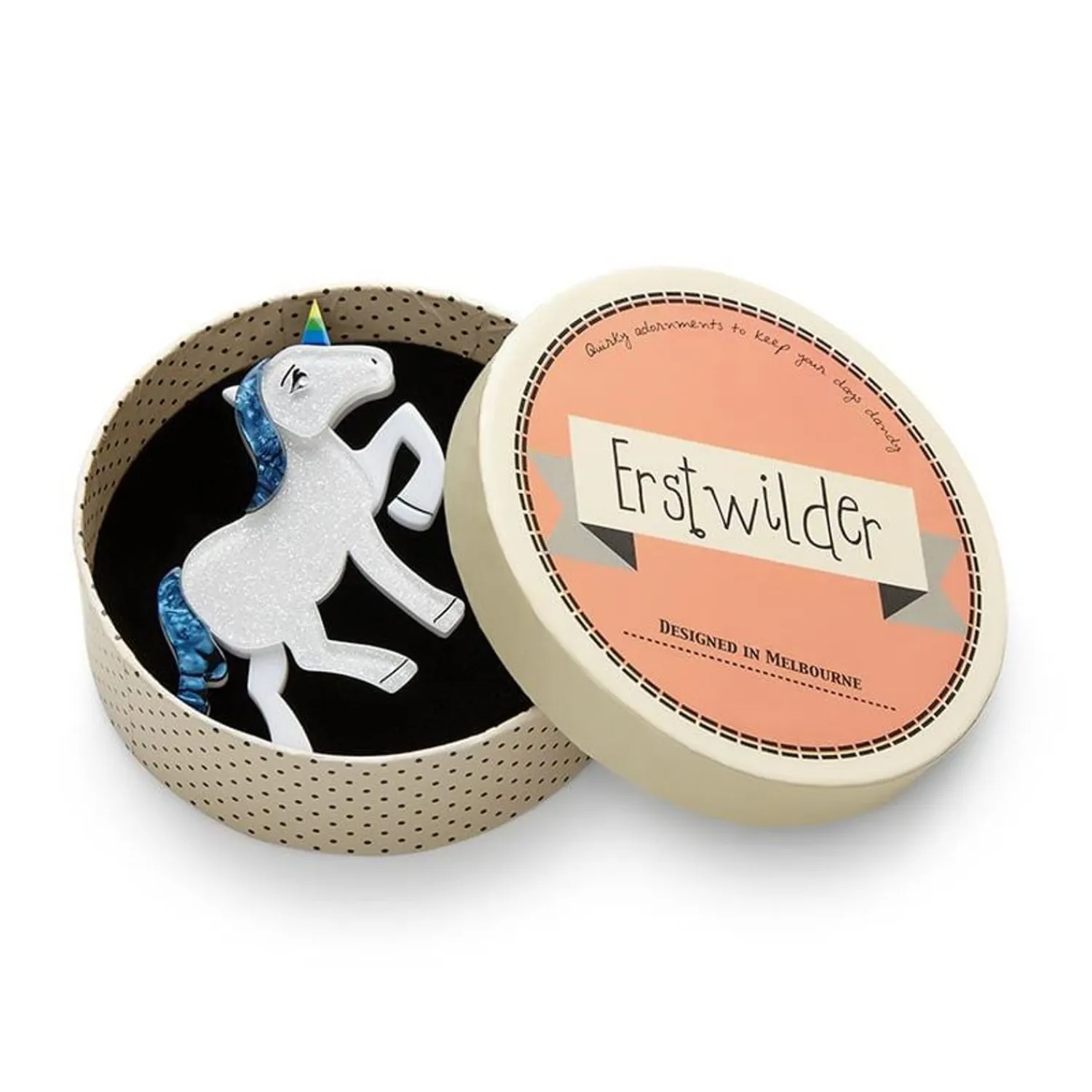 Ula The Unicorn Brooch^Erstwilder