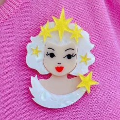 Virgo The Visionary Brooch^Erstwilder Outlet