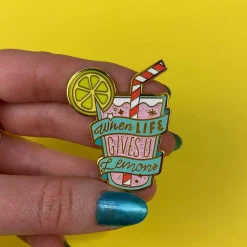 When Life Gives U Lemons Enamel Pin^Erstwilder Discount