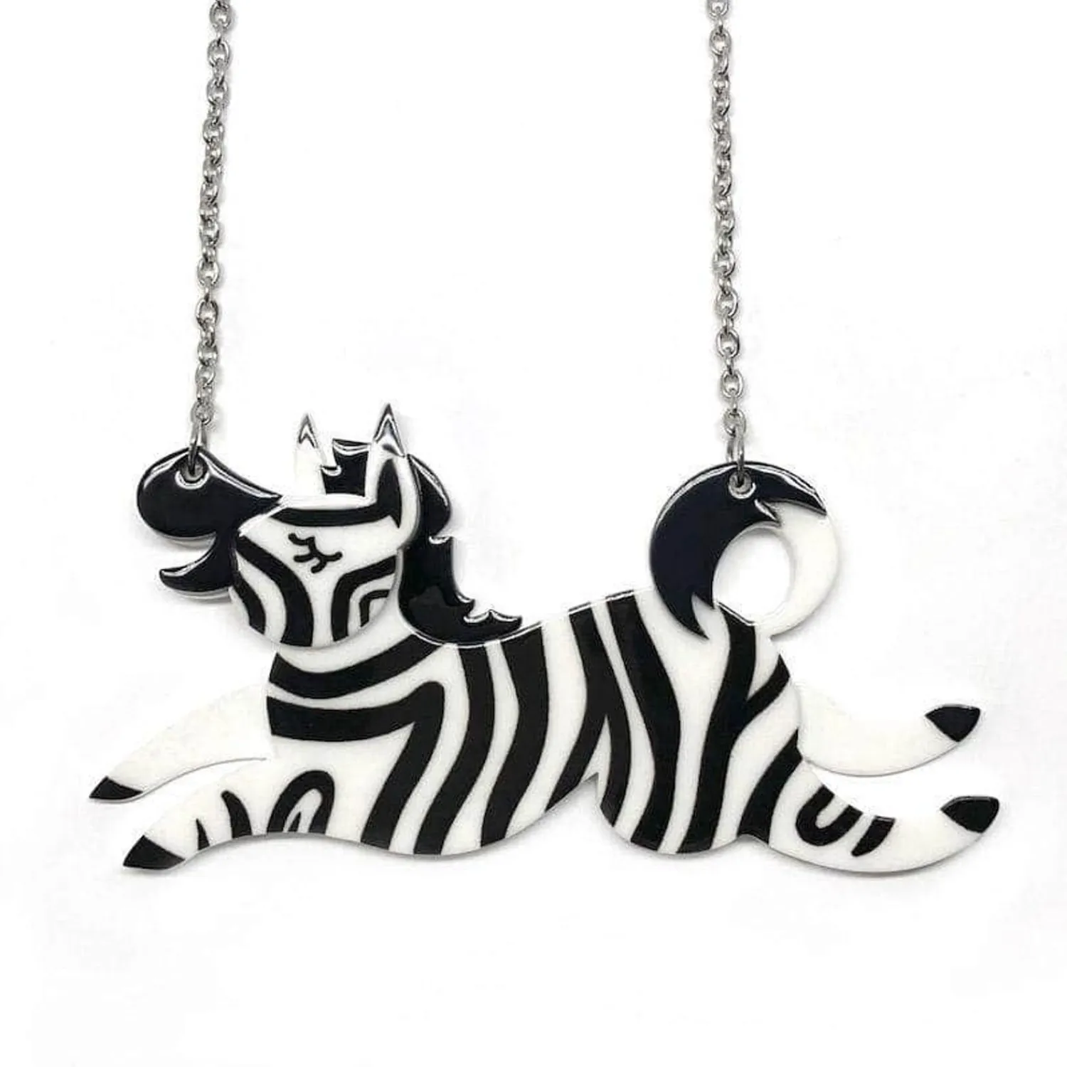 Zebra Crossing Necklace^Erstwilder Best