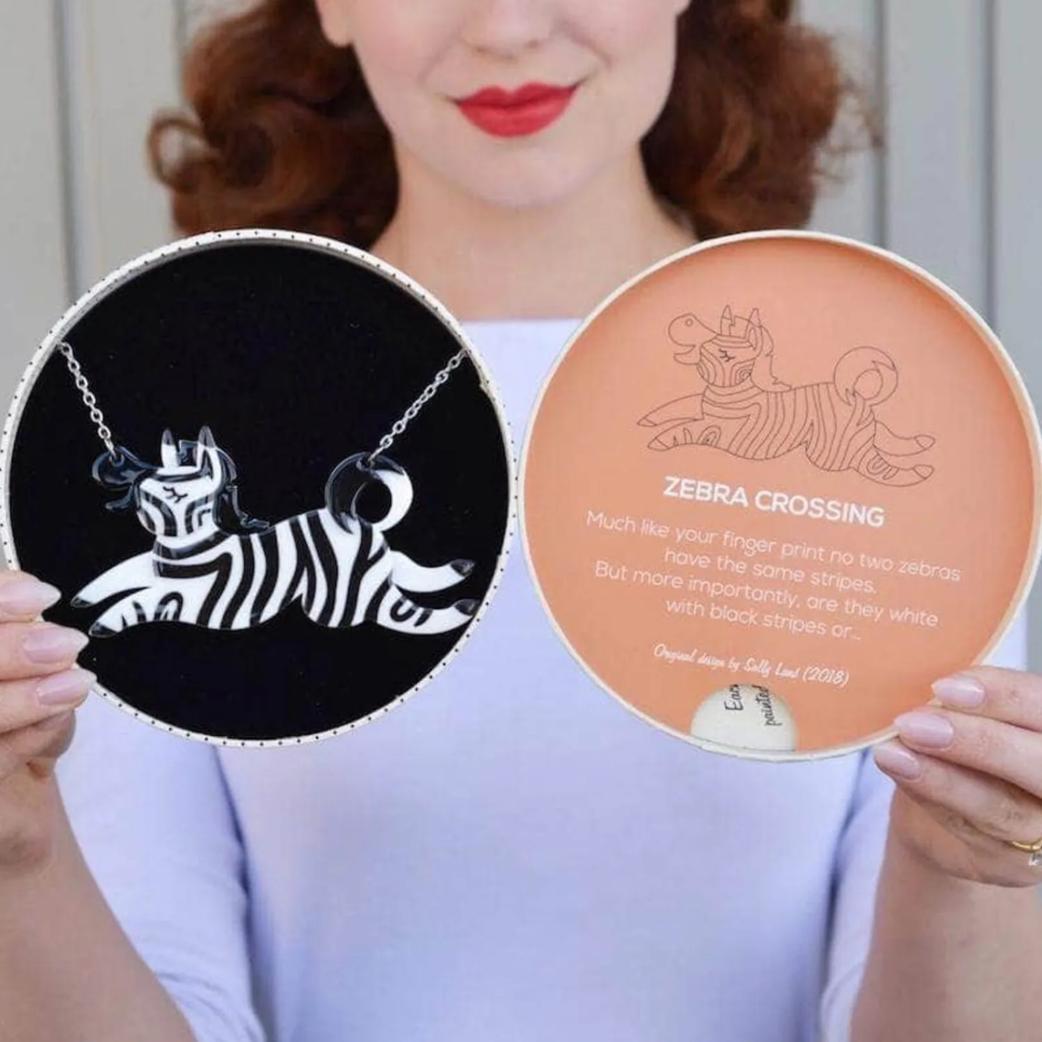 Zebra Crossing Necklace^Erstwilder Best