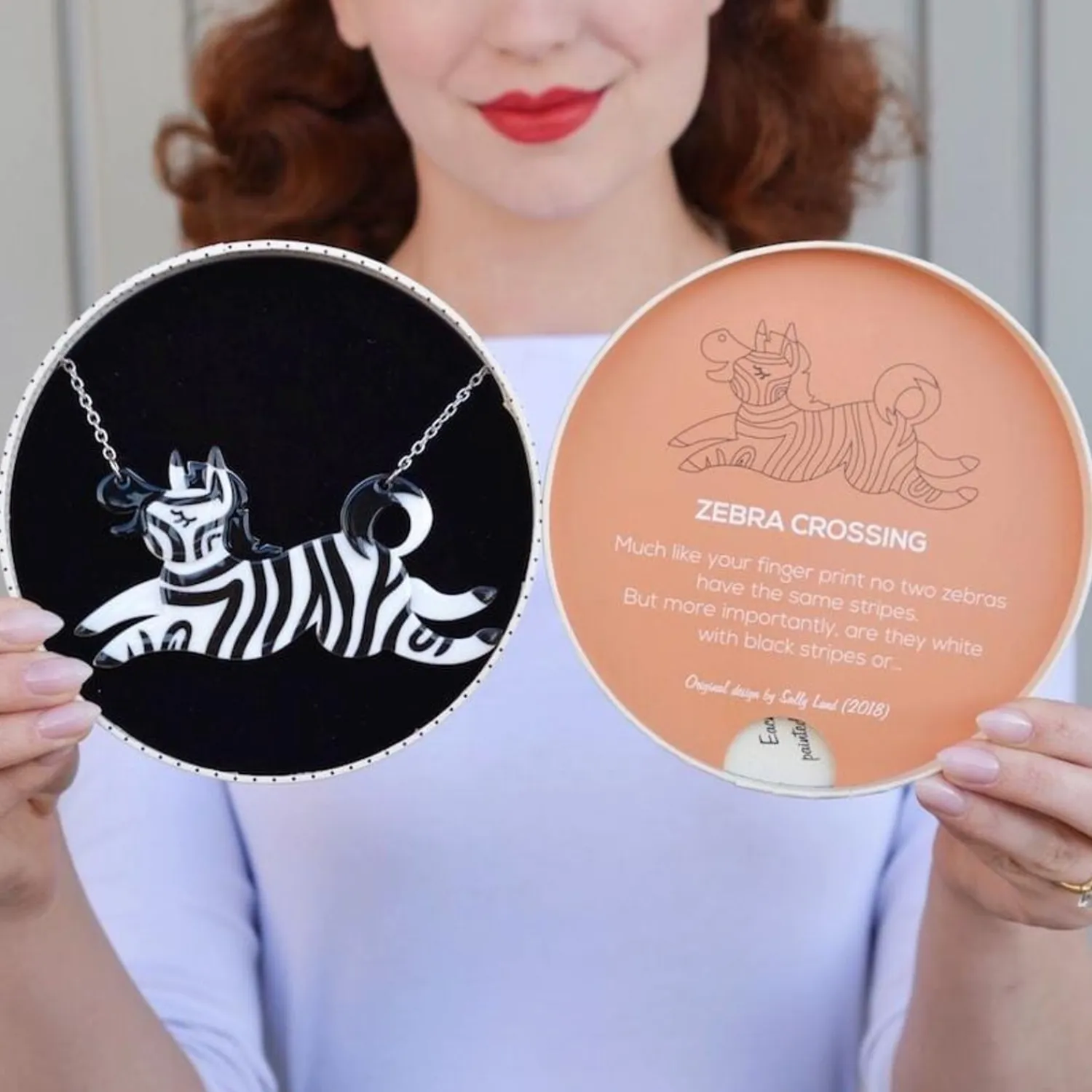 Zebra Crossing Necklace^Erstwilder Best