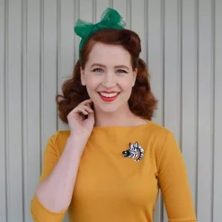Zesty Zebra Brooch^Erstwilder Outlet